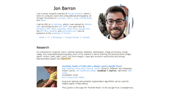 Desktop Screenshot of jonbarron.info