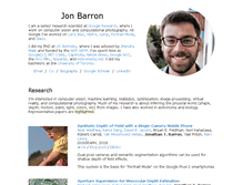 Tablet Screenshot of jonbarron.info